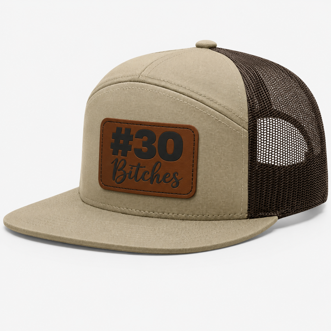 #30 Bitches Leather Patch Hat