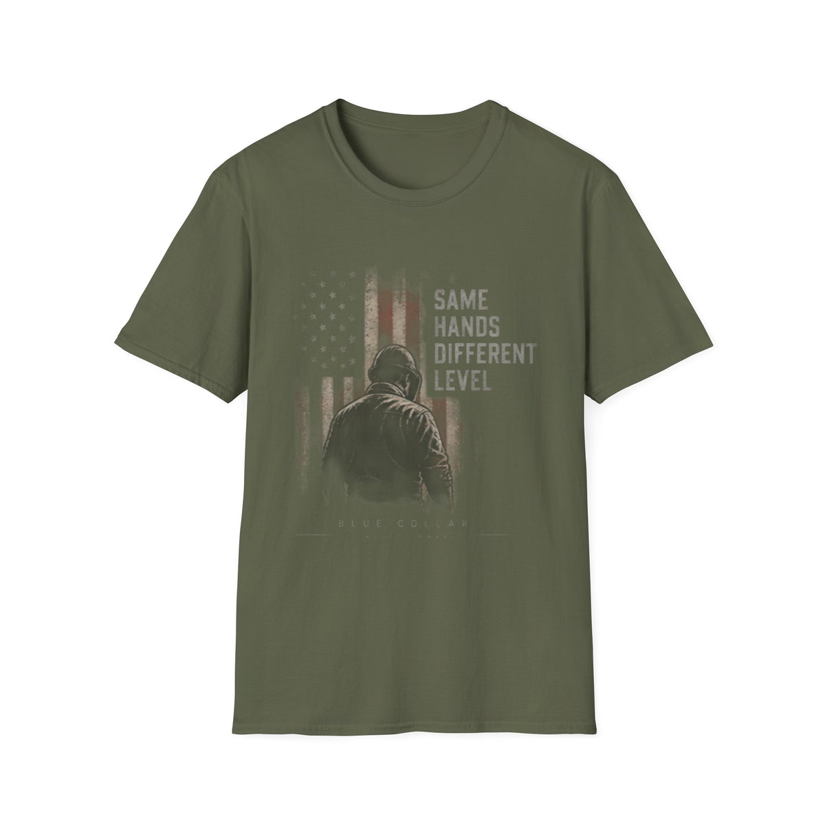 Same Hands Different Level Patriotic Veteran - T Shirt