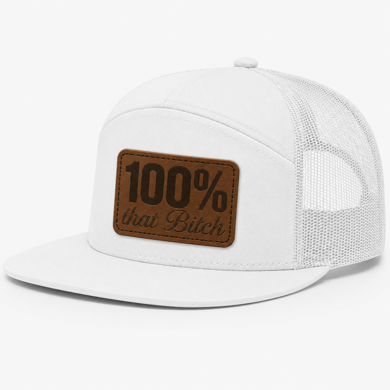 100% Percent That Bitch Leather Patch Hat