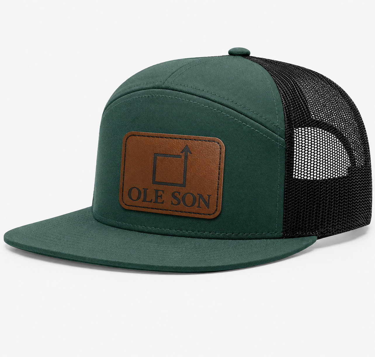 Square Up Ole Son Leather Patch Hat