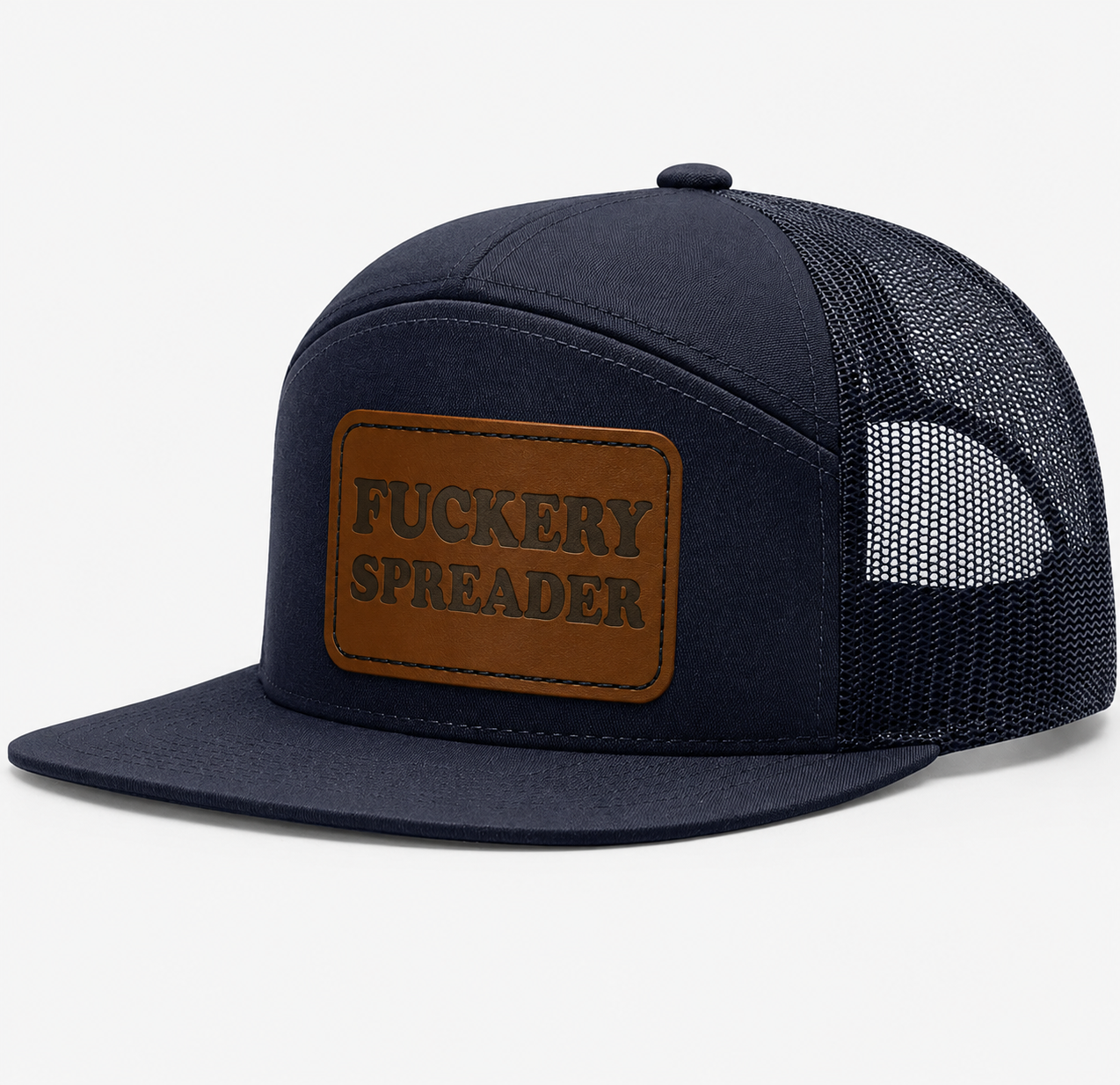Fuckery Spreader Leather Patch Hat
