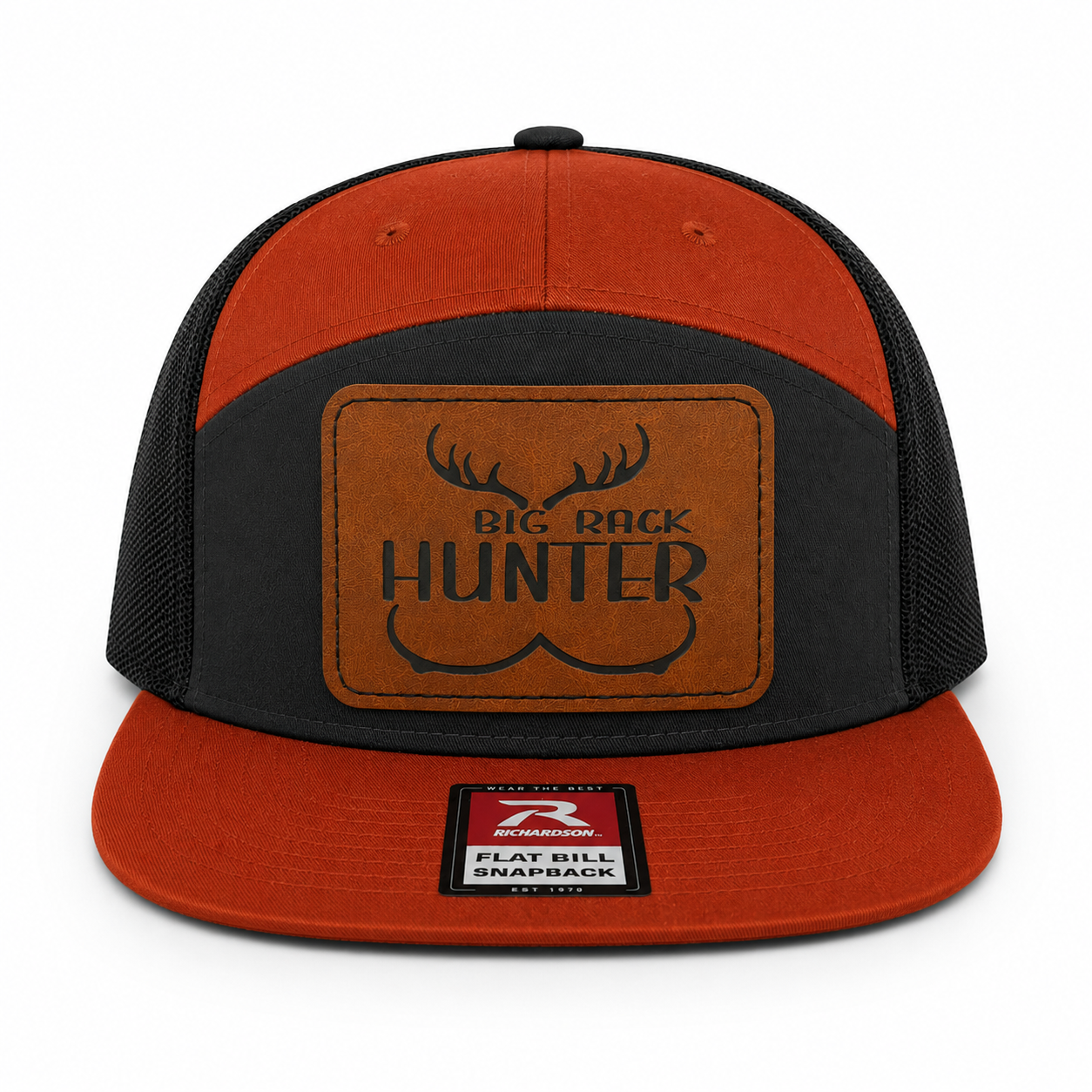 Big Rack Hunter Leather Patch Hat