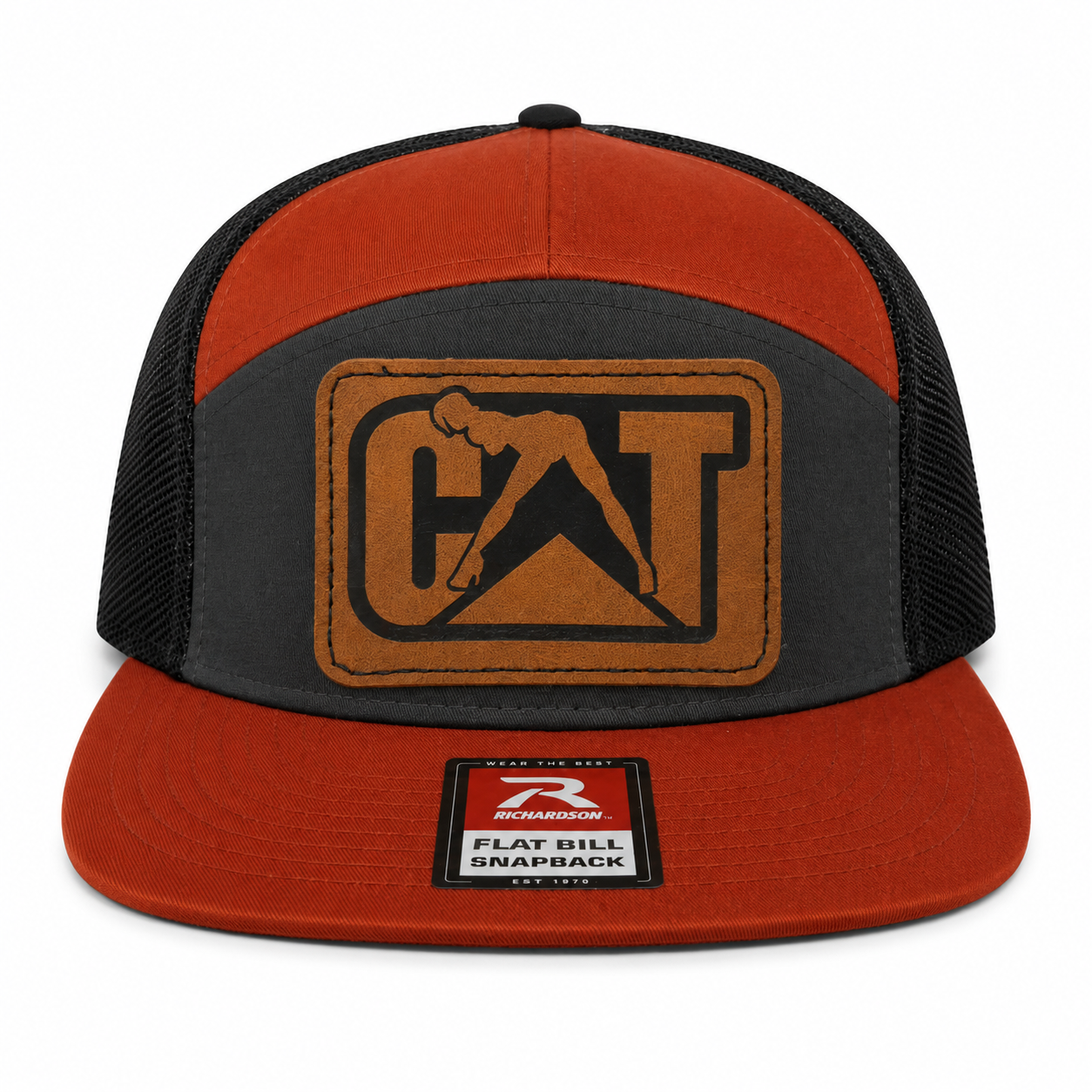 CAT Equipment Leather Patch Hat