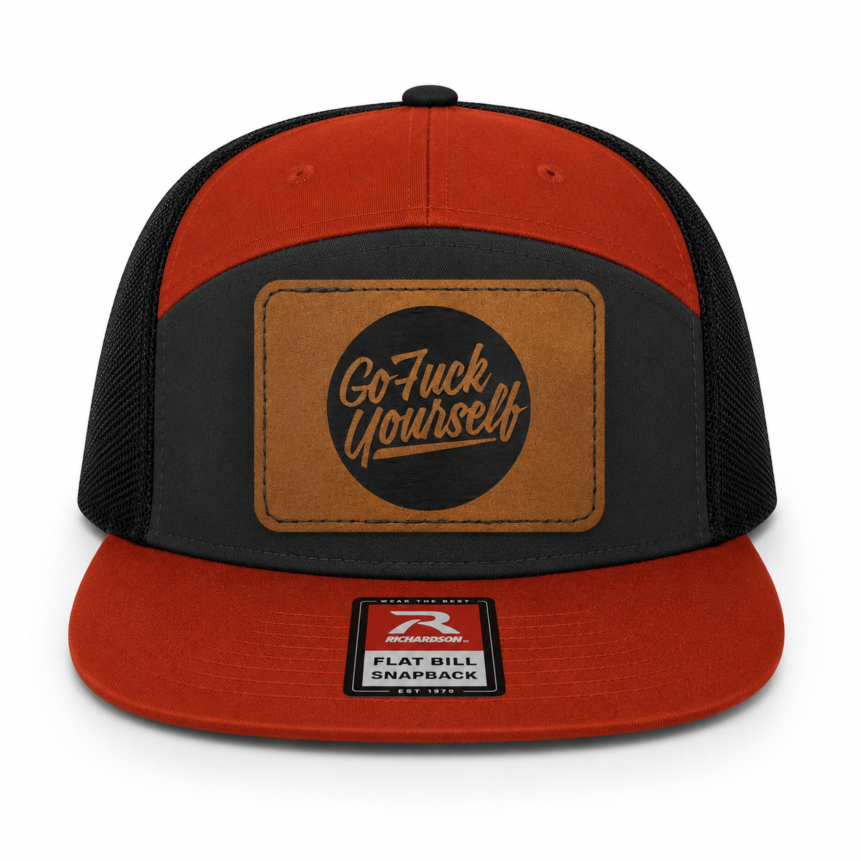 Go Fuck Your Self Leather Patch Hat