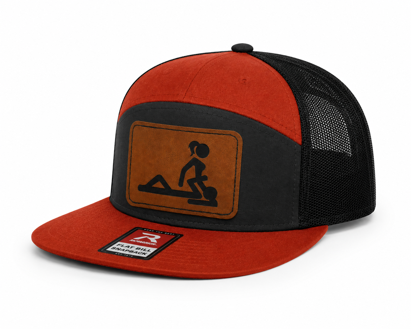 Ride My Face Leather Patch Hat