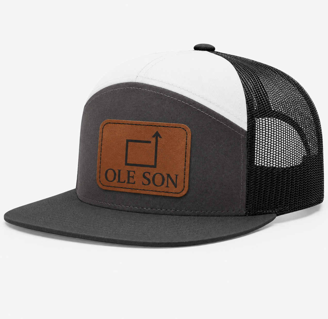 Square Up Ole Son Leather Patch Hat