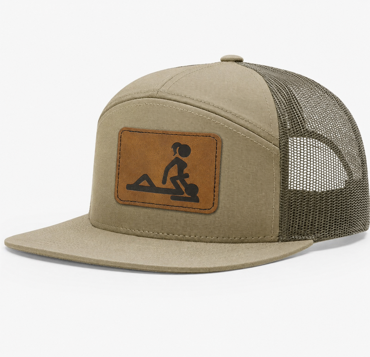 Ride My Face Leather Patch Hat