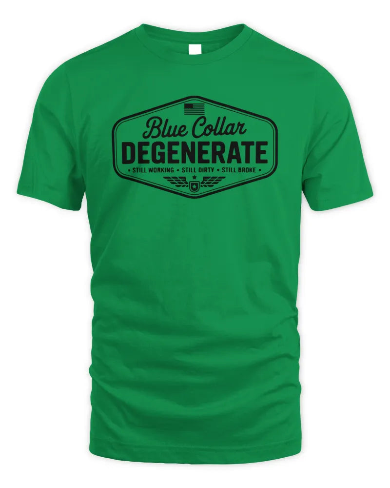 Blue Collar Degenerate T Shirt