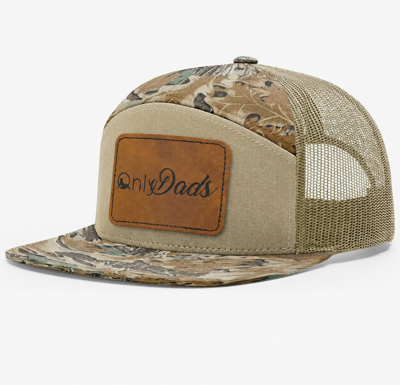 Only Dads Leather Patch Hat