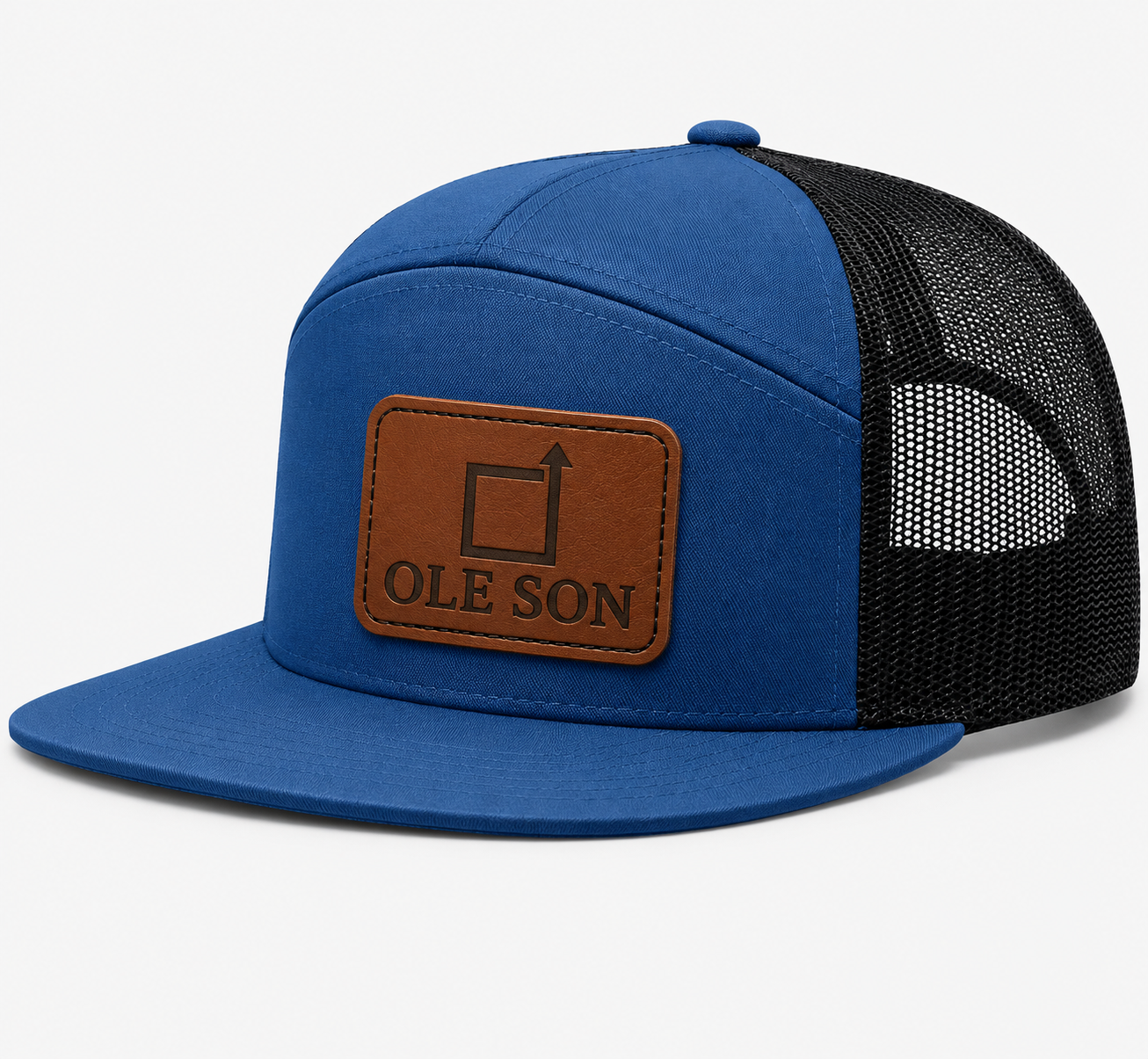Square Up Ole Son Leather Patch Hat