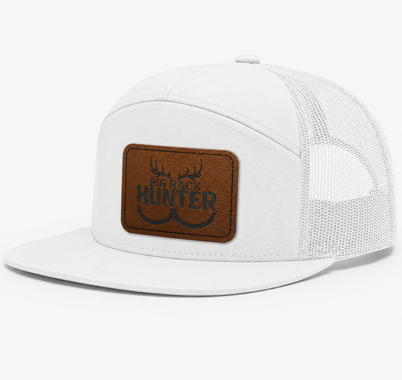 Big Rack Hunter Leather Patch Hat