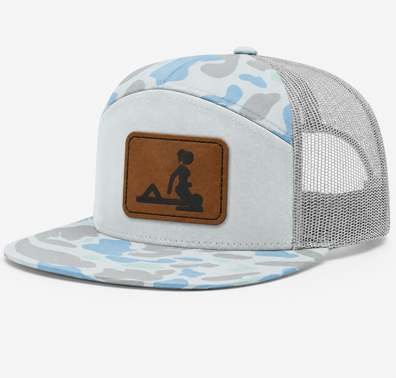 Ride My Face Leather Patch Hat