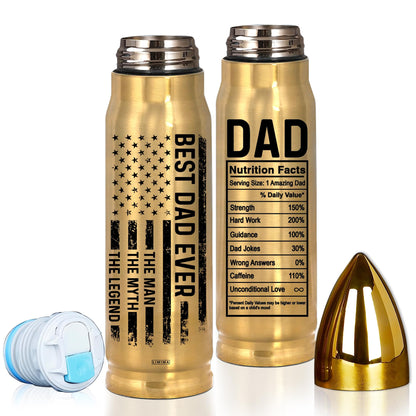 American Flag Stainless Steel Tumbler – 17oz Vacuum Insulated Tumbler with Black USA Flag Design – Patriotic Christmas, Birthday & Retirement Gifts for Veterans, Military, Police, Firefighters - HARD HATTERZ