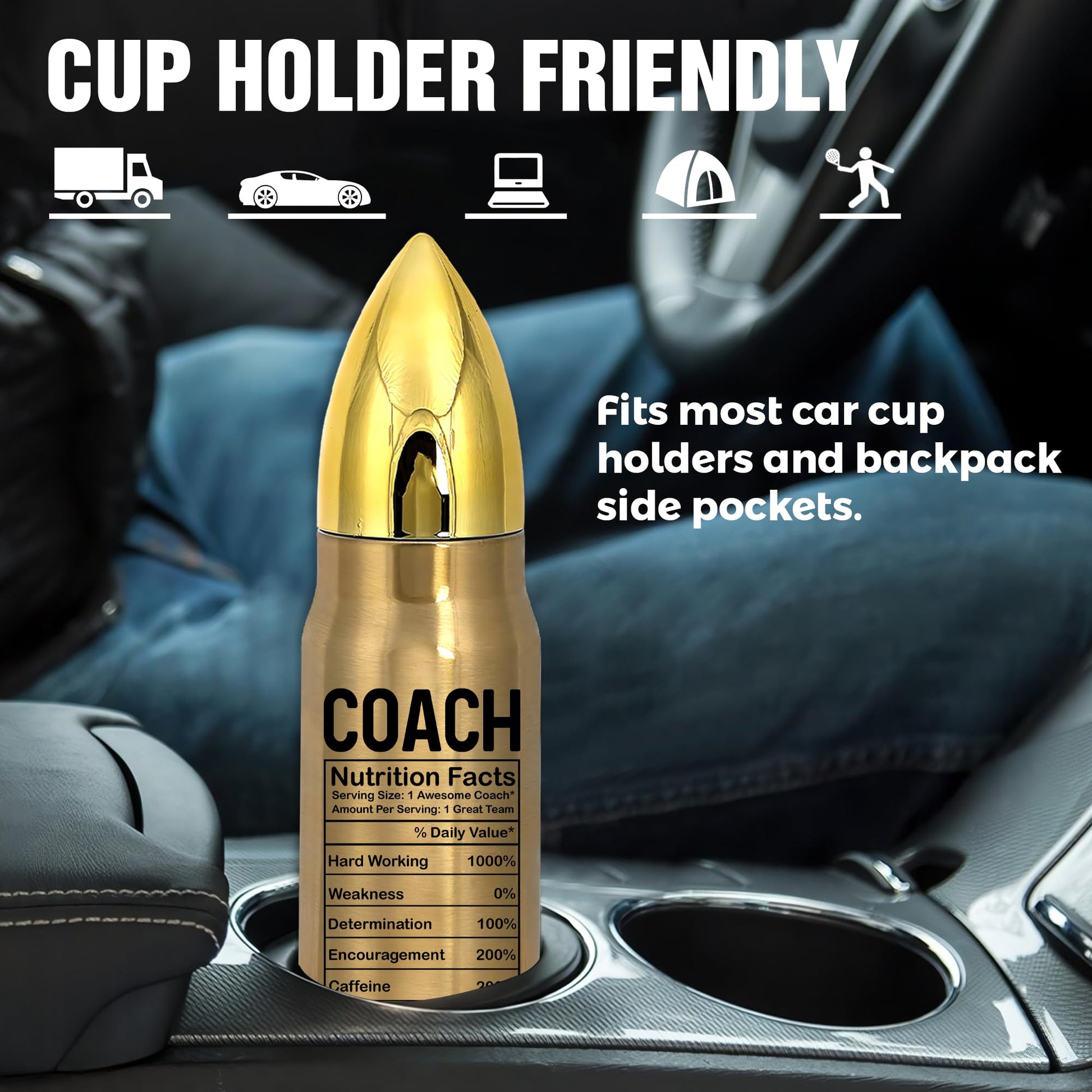 American Flag Stainless Steel Tumbler – 17oz Vacuum Insulated Tumbler with Black USA Flag Design – Patriotic Christmas, Birthday & Retirement Gifts for Veterans, Military, Police, Firefighters - HARD HATTERZ