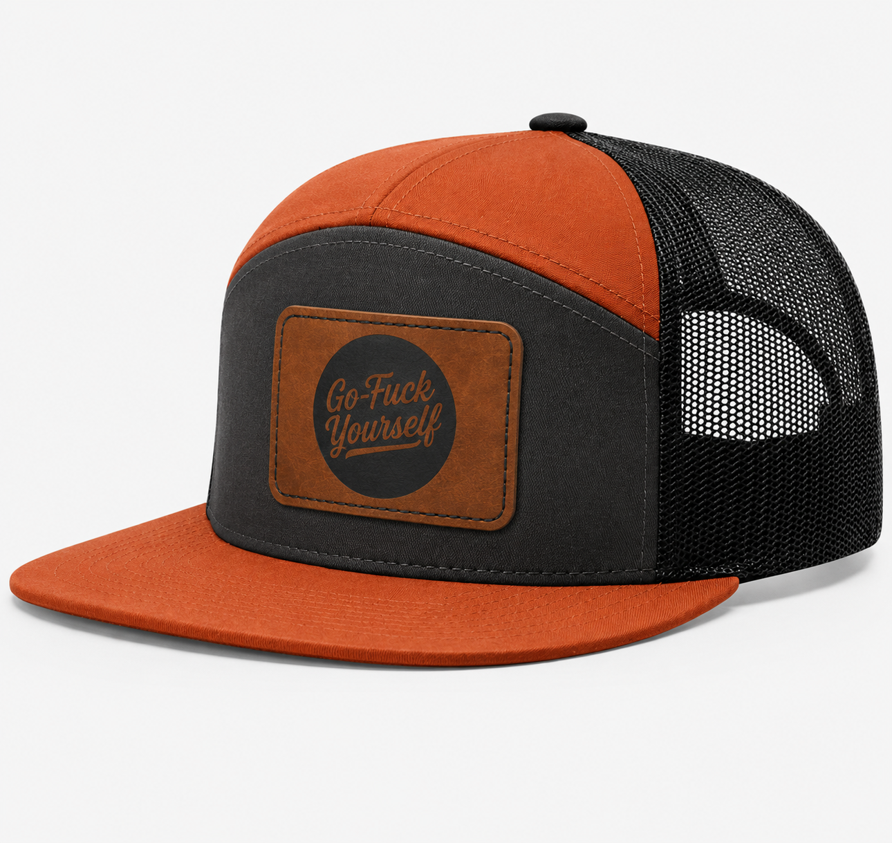 Go Fuck Your Self Leather Patch Hat