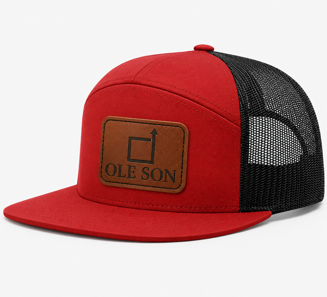 Square Up Ole Son Leather Patch Hat
