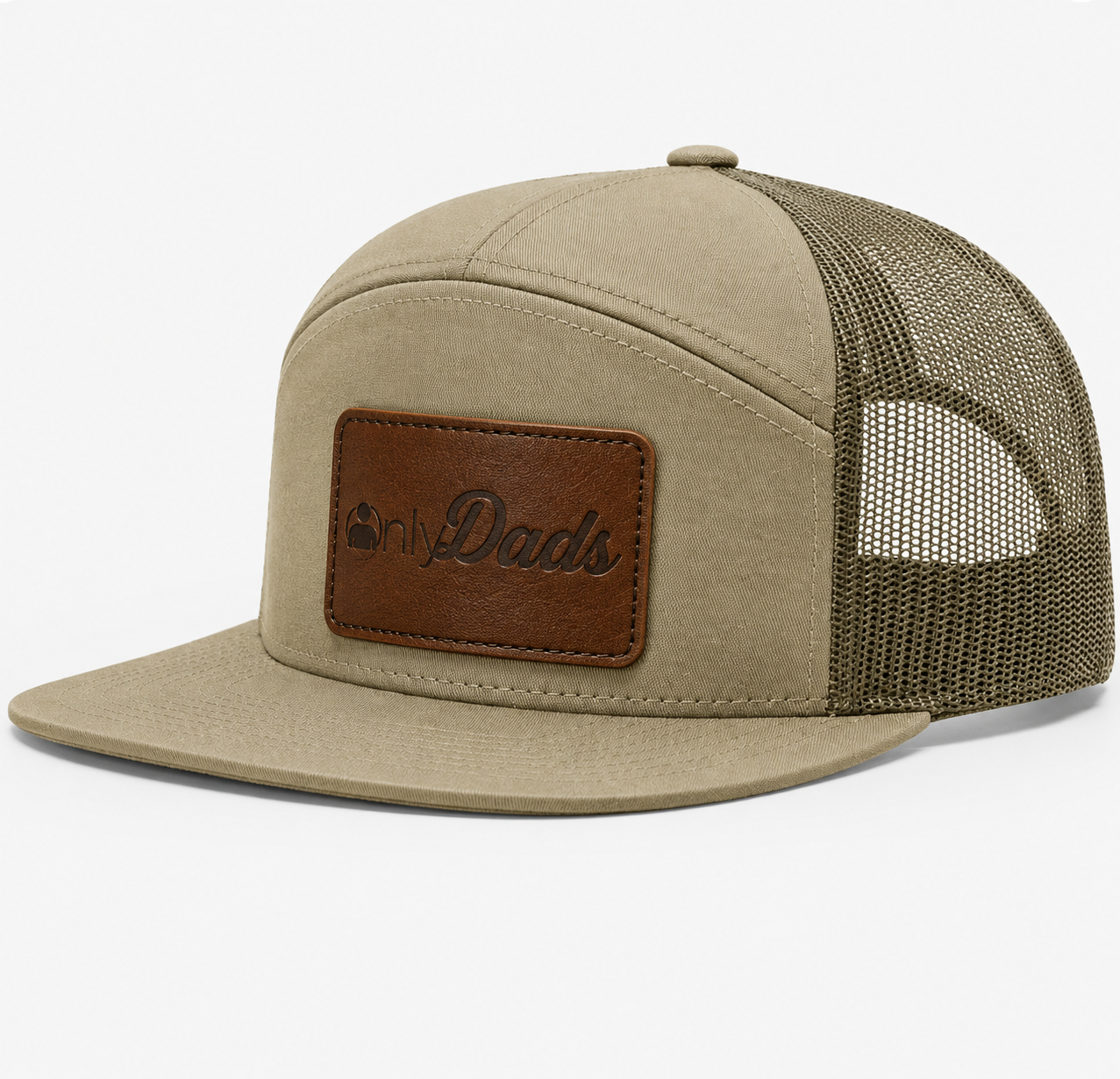 Only Dads Leather Patch Hat