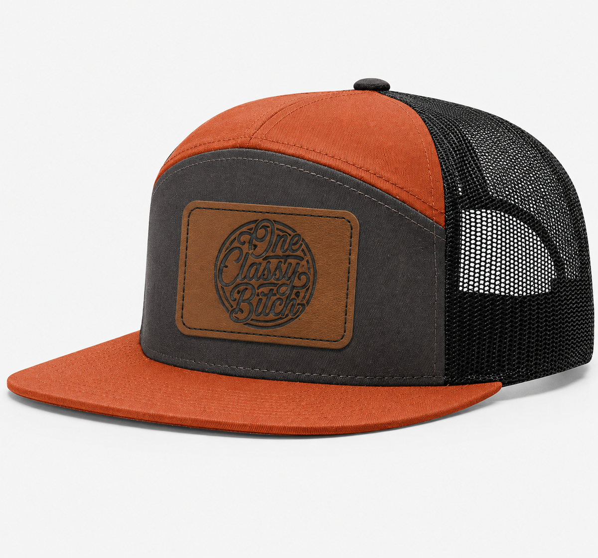 One Classy Bitch Leather Patch Hat