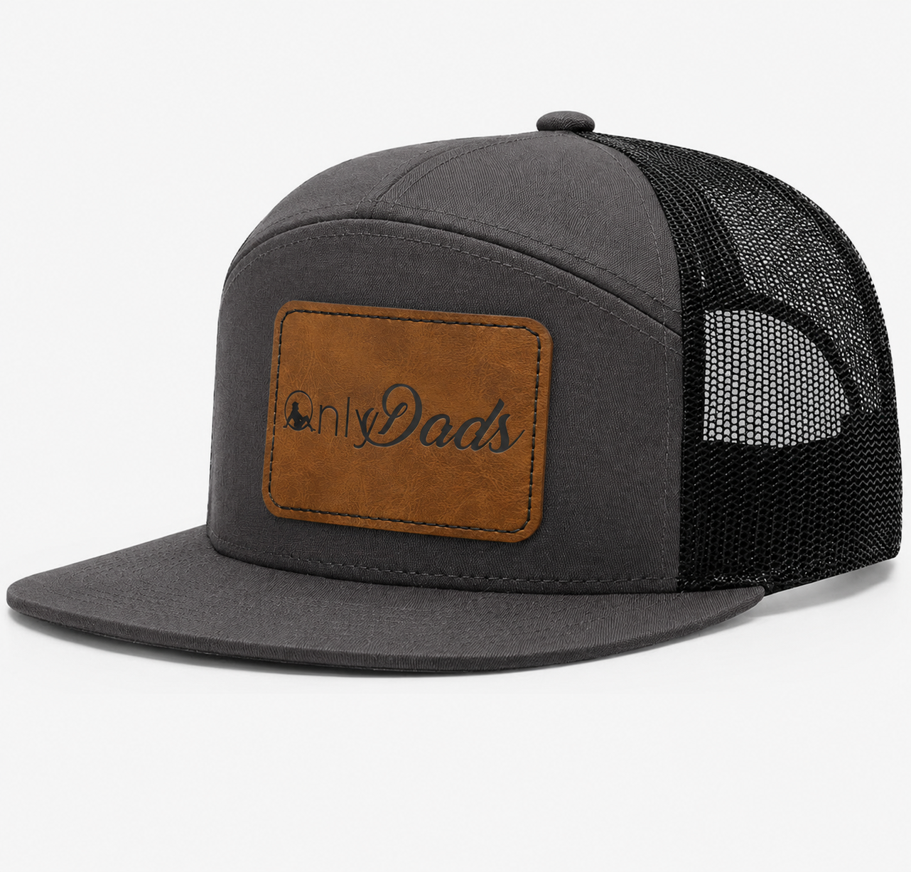 Only Dads Leather Patch Hat