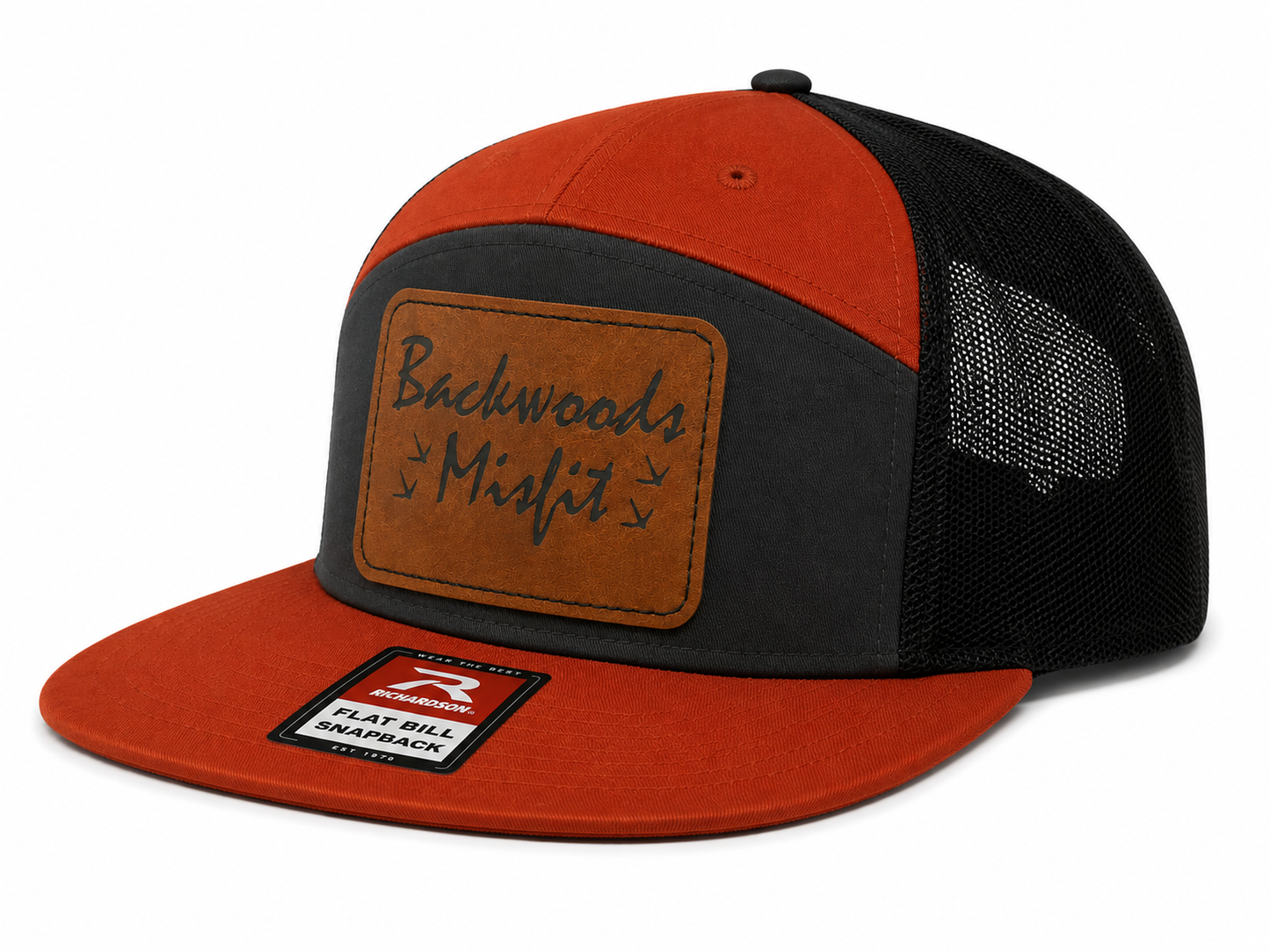 Backwoods Misfit Leather Patch Hat
