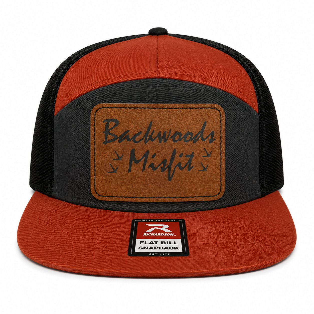 Backwoods Misfit Leather Patch Hat