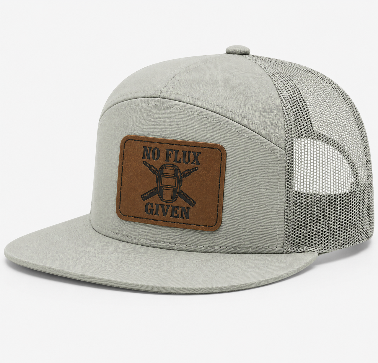 No Flux Given Leather Patch Hat