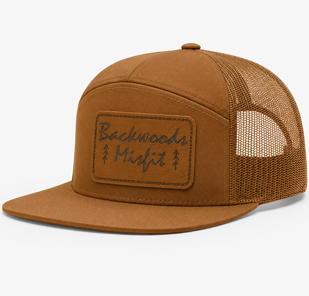 Backwoods Misfit Leather Patch Hat