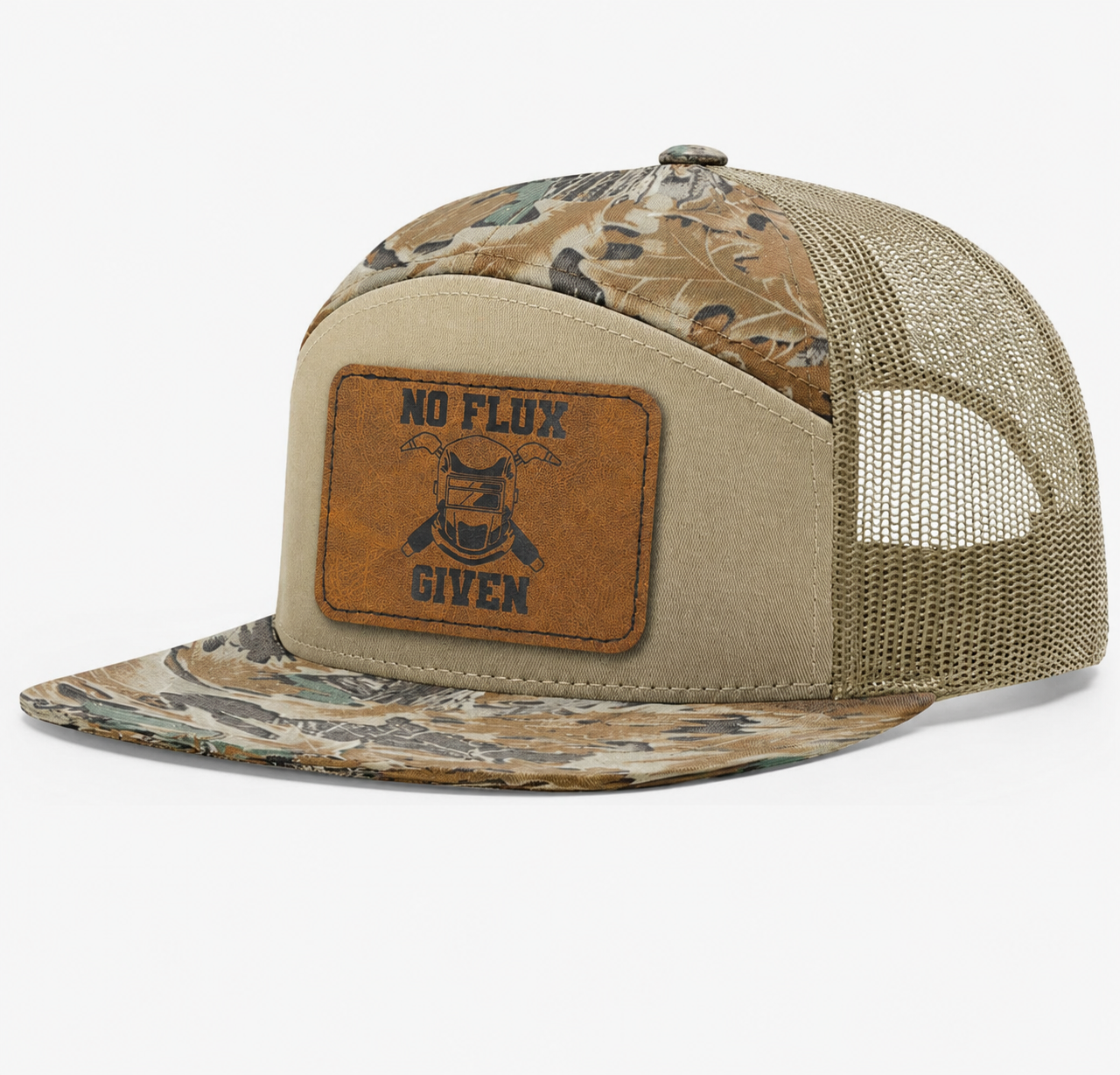 No Flux Given Leather Patch Hat