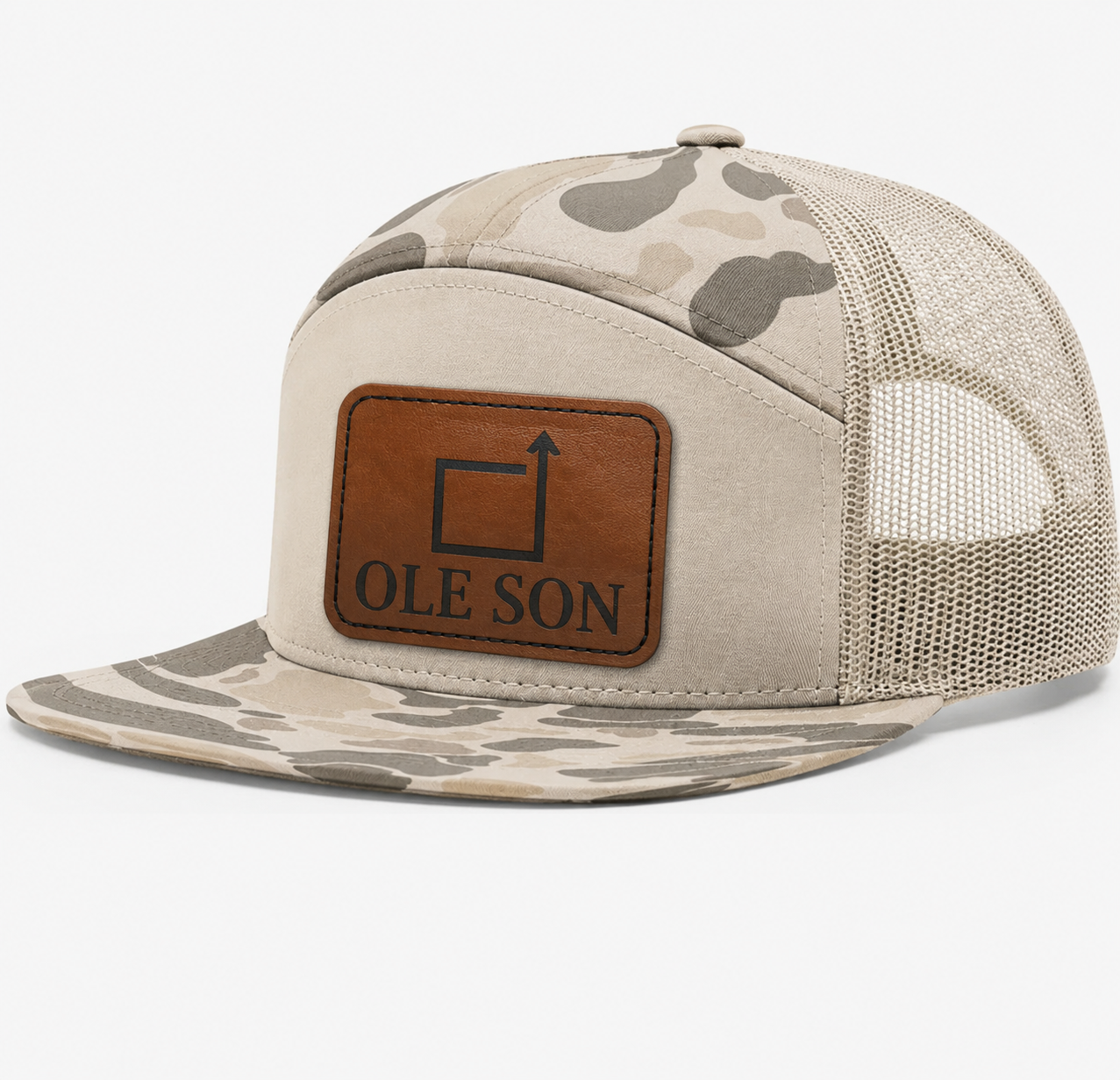 Square Up Ole Son Leather Patch Hat