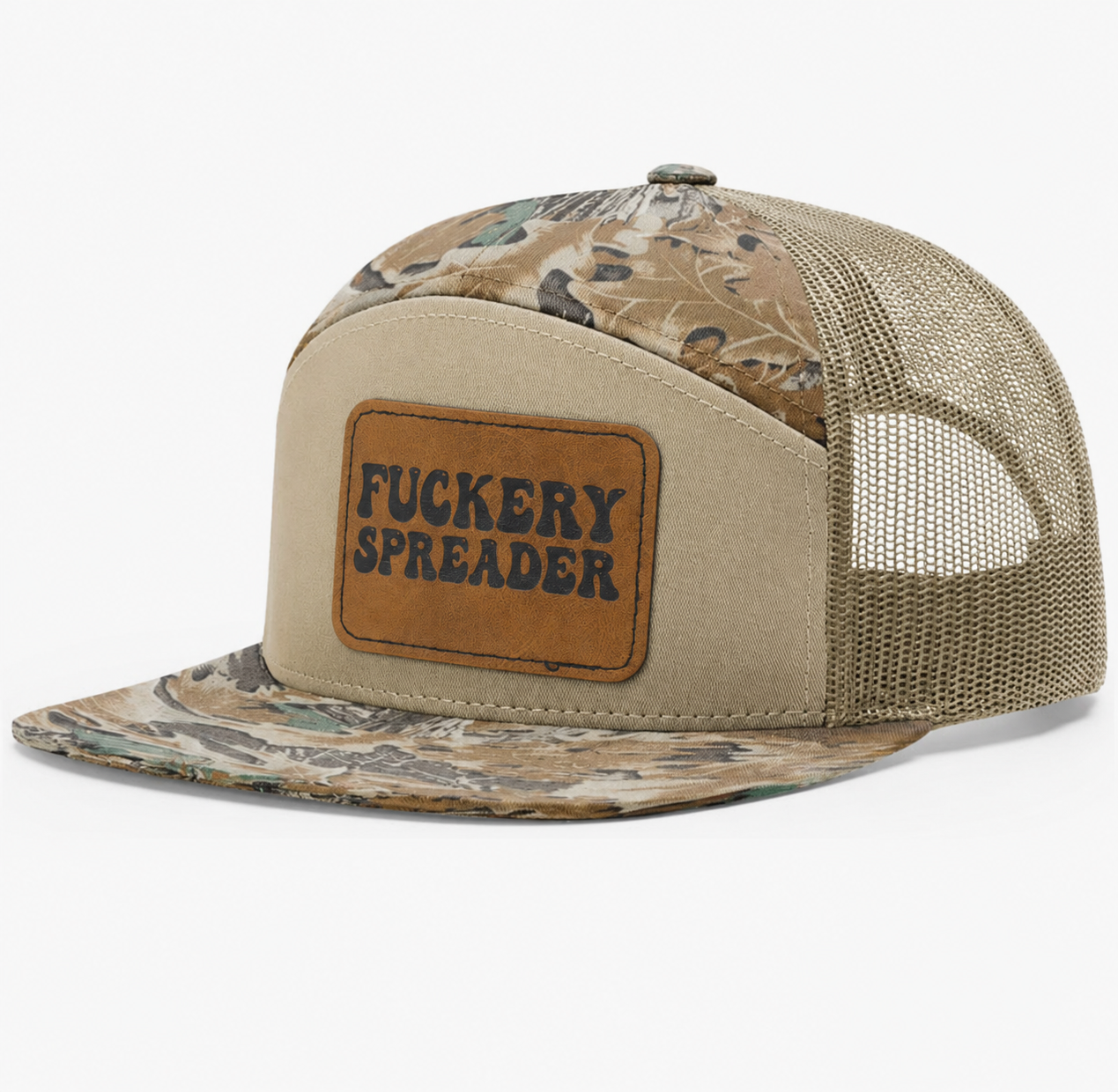 Fuckery Spreader Leather Patch Hat