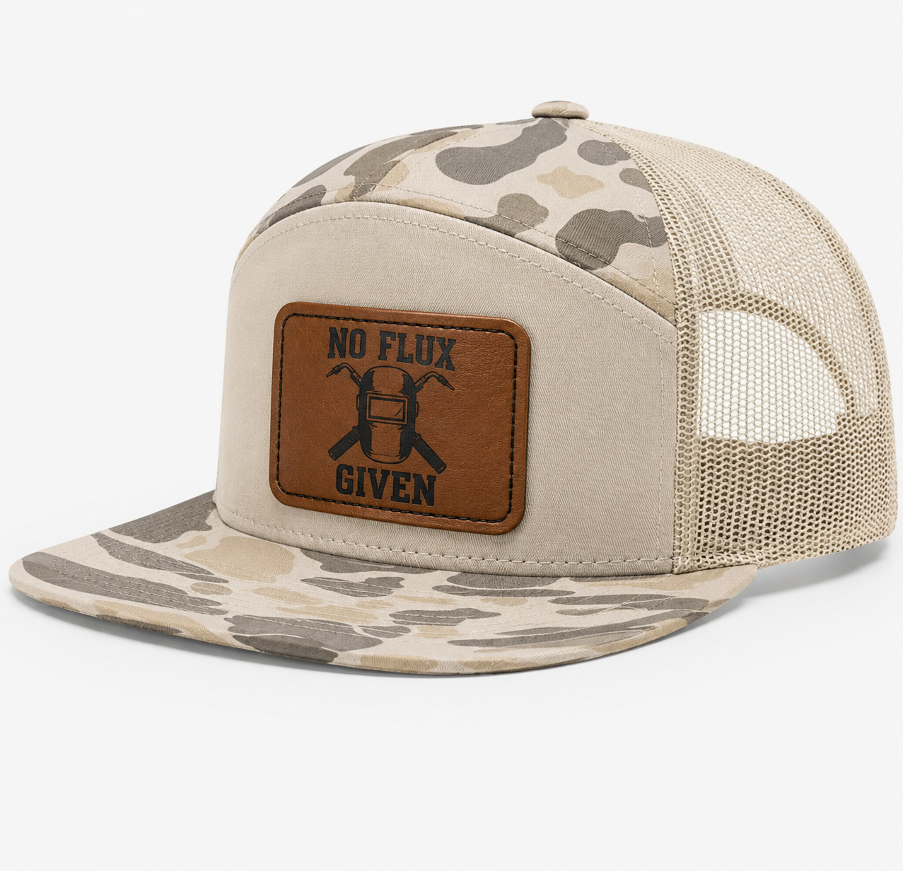 No Flux Given Leather Patch Hat