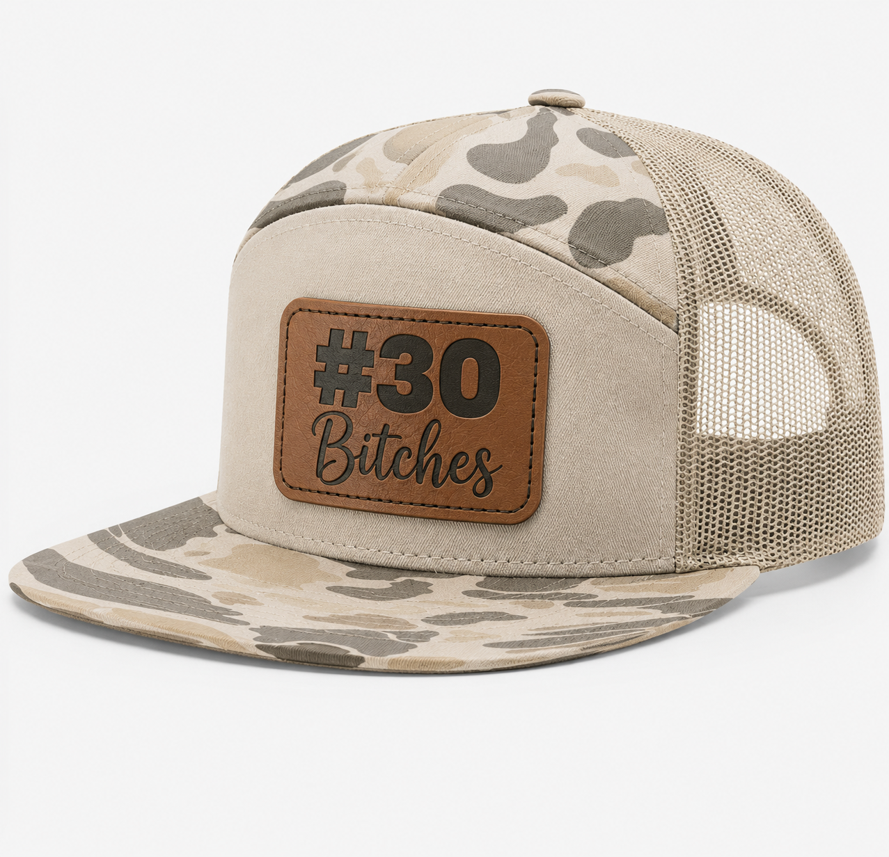 #30 Bitches Leather Patch Hat