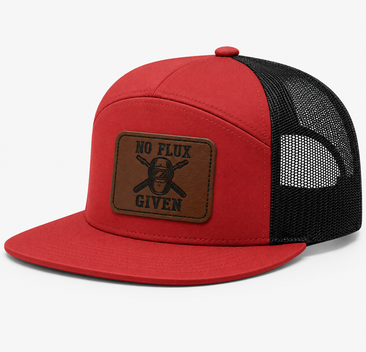 No Flux Given Leather Patch Hat