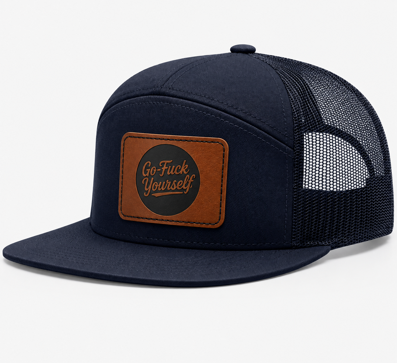 Go Fuck Your Self Leather Patch Hat