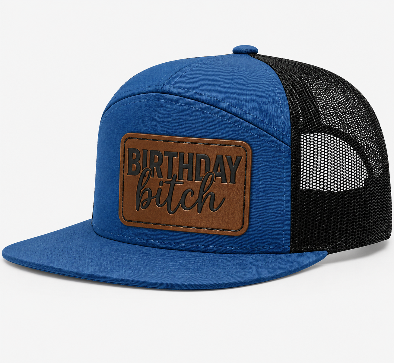 Birthday Bitch Leather Patch Hat