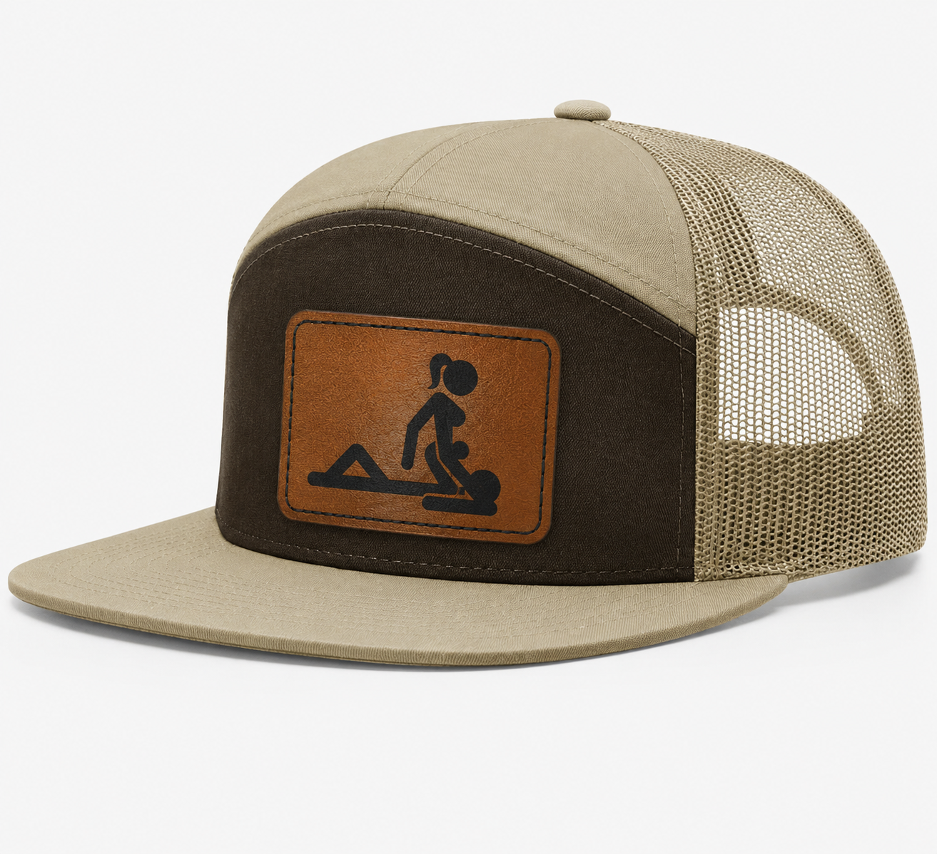 Ride My Face Leather Patch Hat