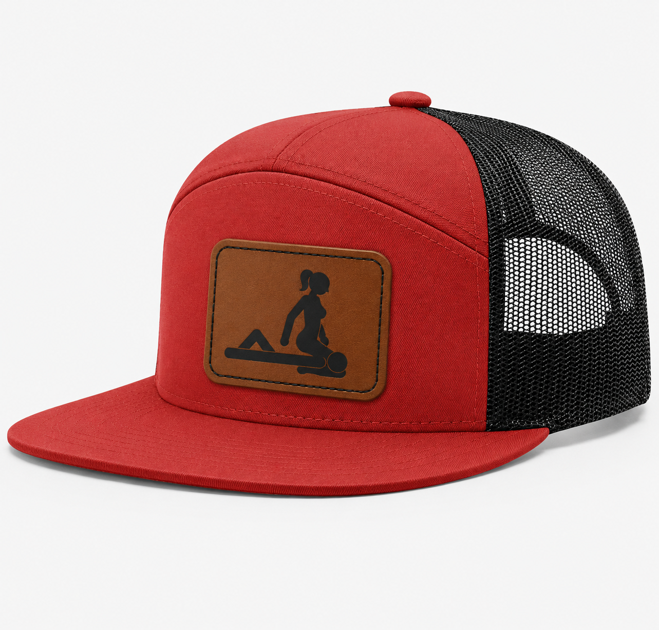 Ride My Face Leather Patch Hat