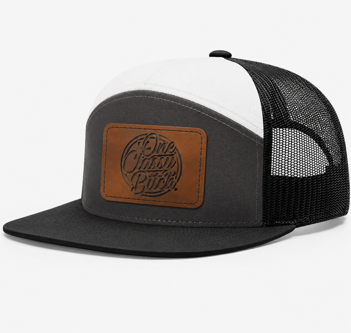 One Classy Bitch Leather Patch Hat