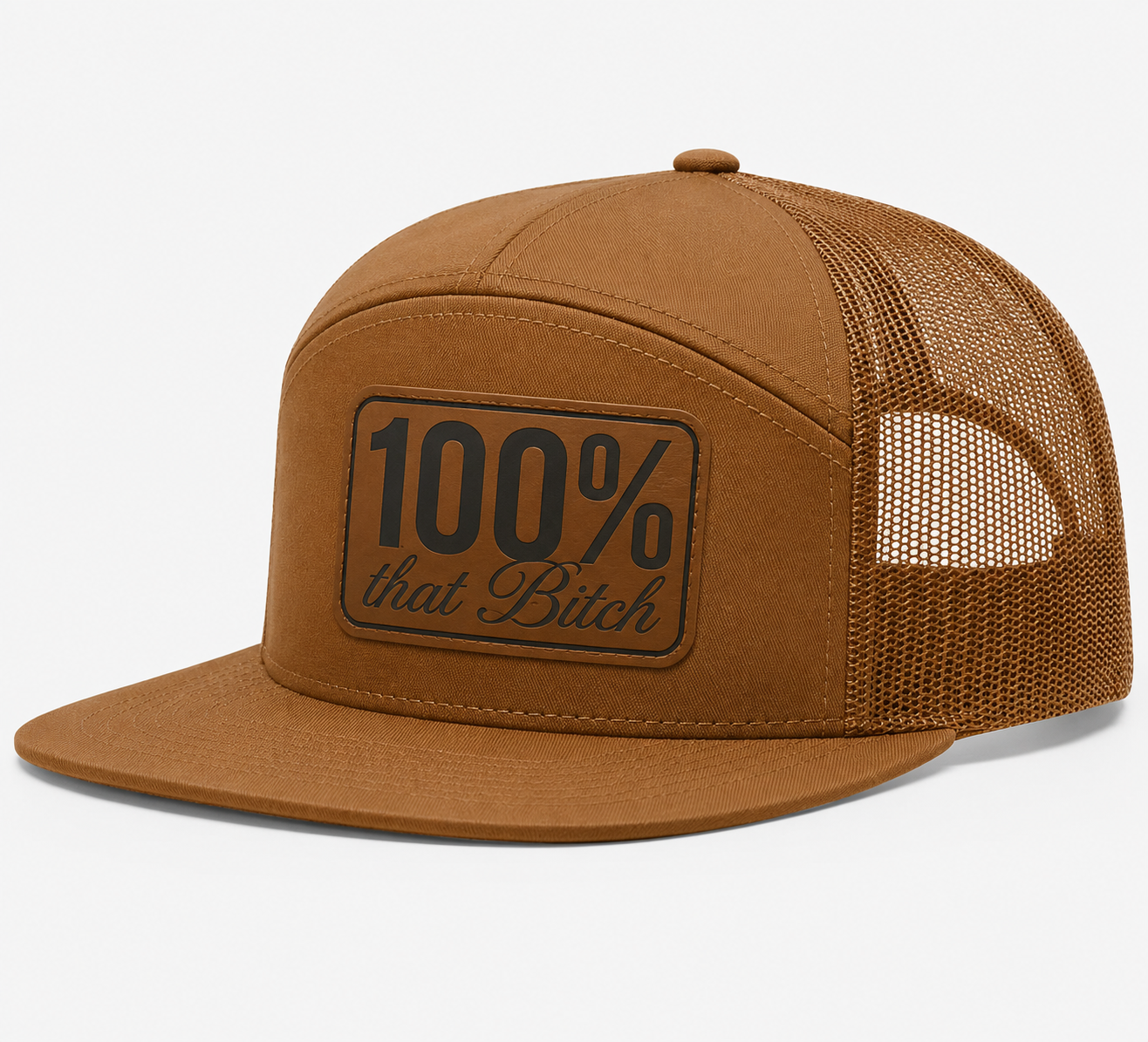 100% Percent That Bitch Leather Patch Hat