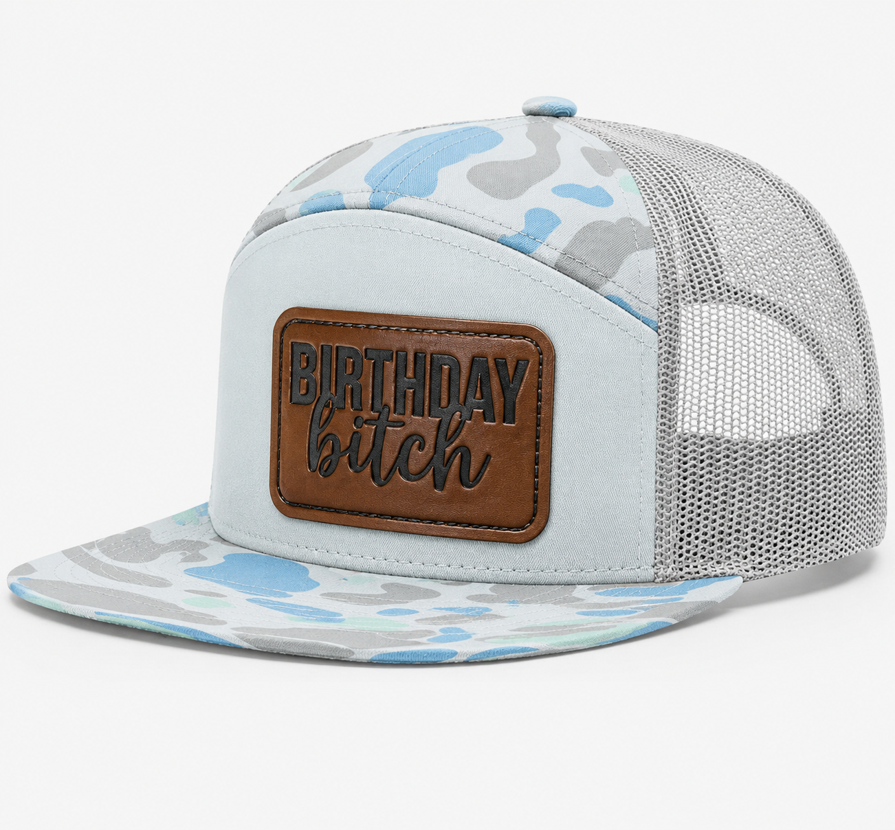 Birthday Bitch Leather Patch Hat