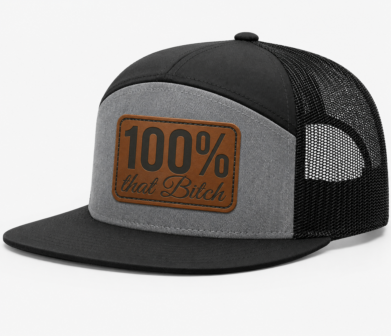 100% Percent That Bitch Leather Patch Hat