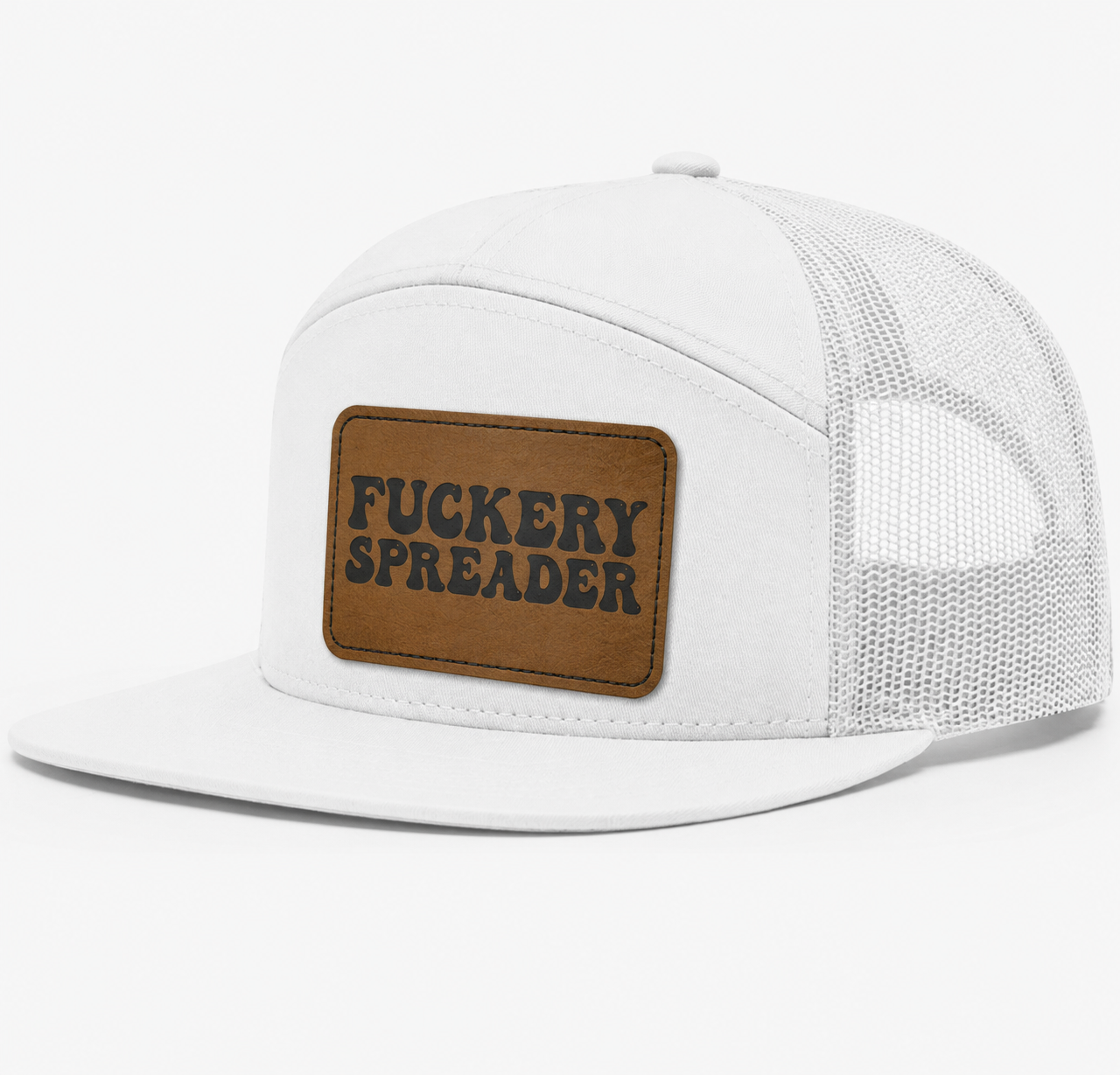 Fuckery Spreader Leather Patch Hat