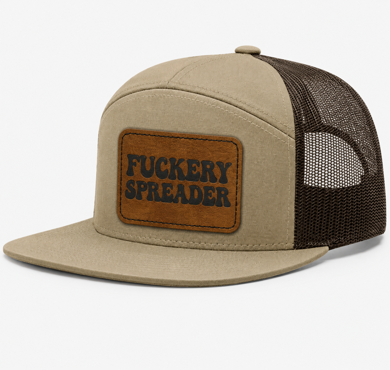 Fuckery Spreader Leather Patch Hat