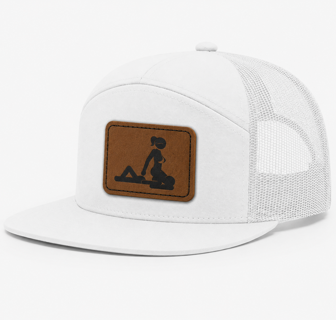 Ride My Face Leather Patch Hat