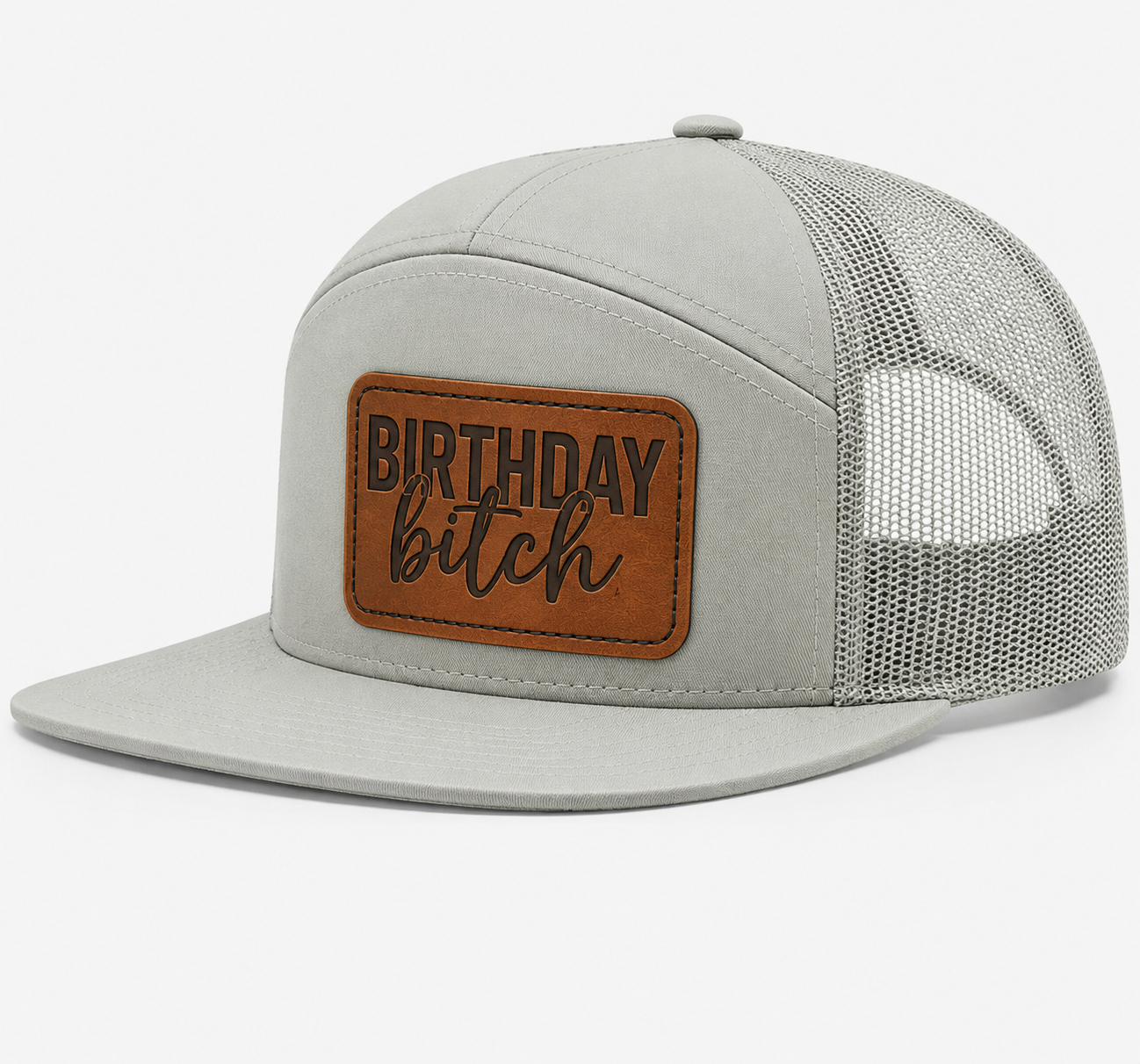 Birthday Bitch Leather Patch Hat