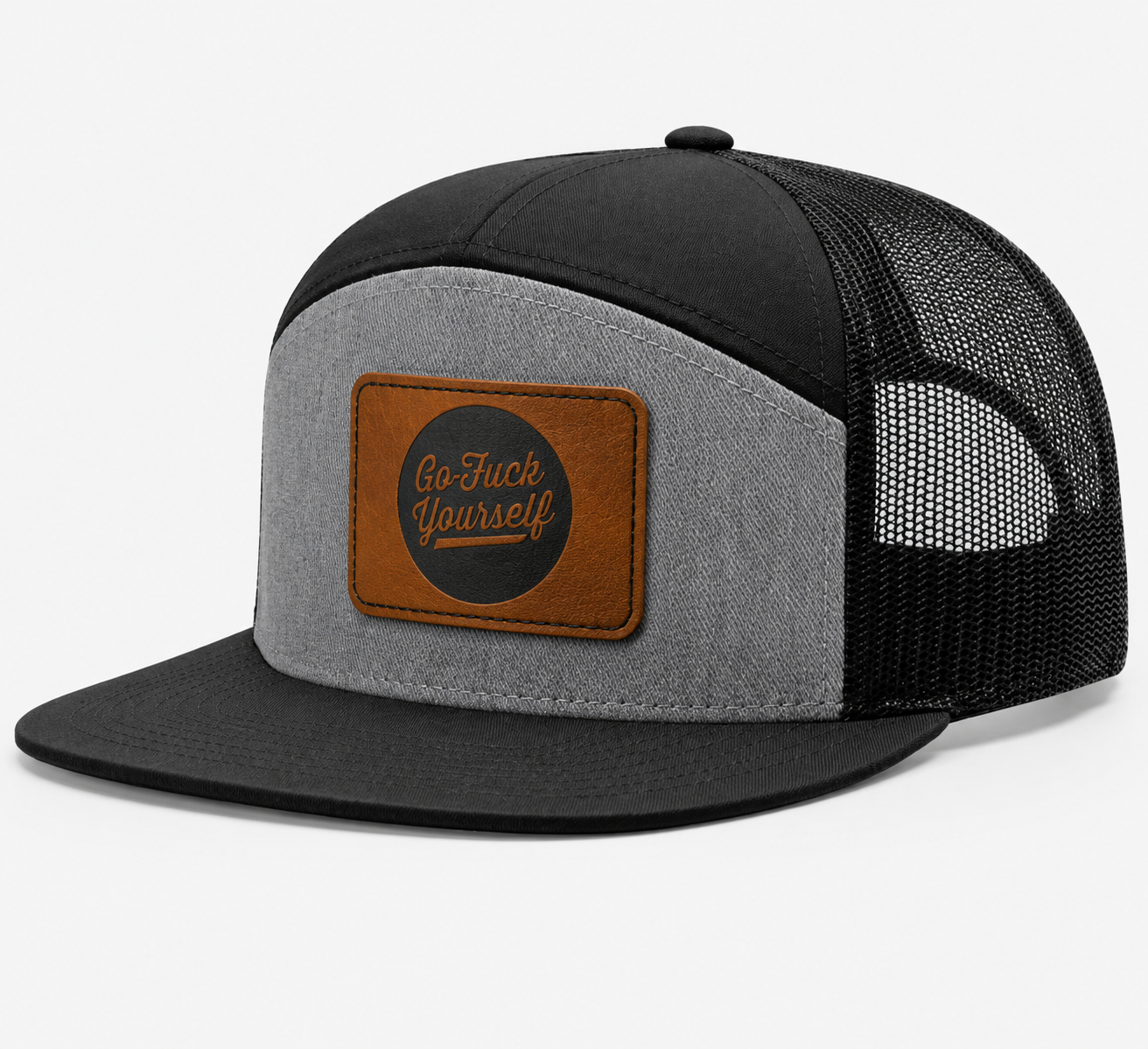 Go Fuck Your Self Leather Patch Hat