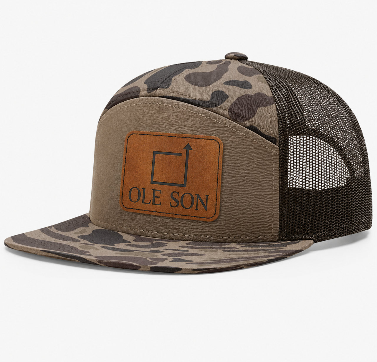Square Up Ole Son Leather Patch Hat