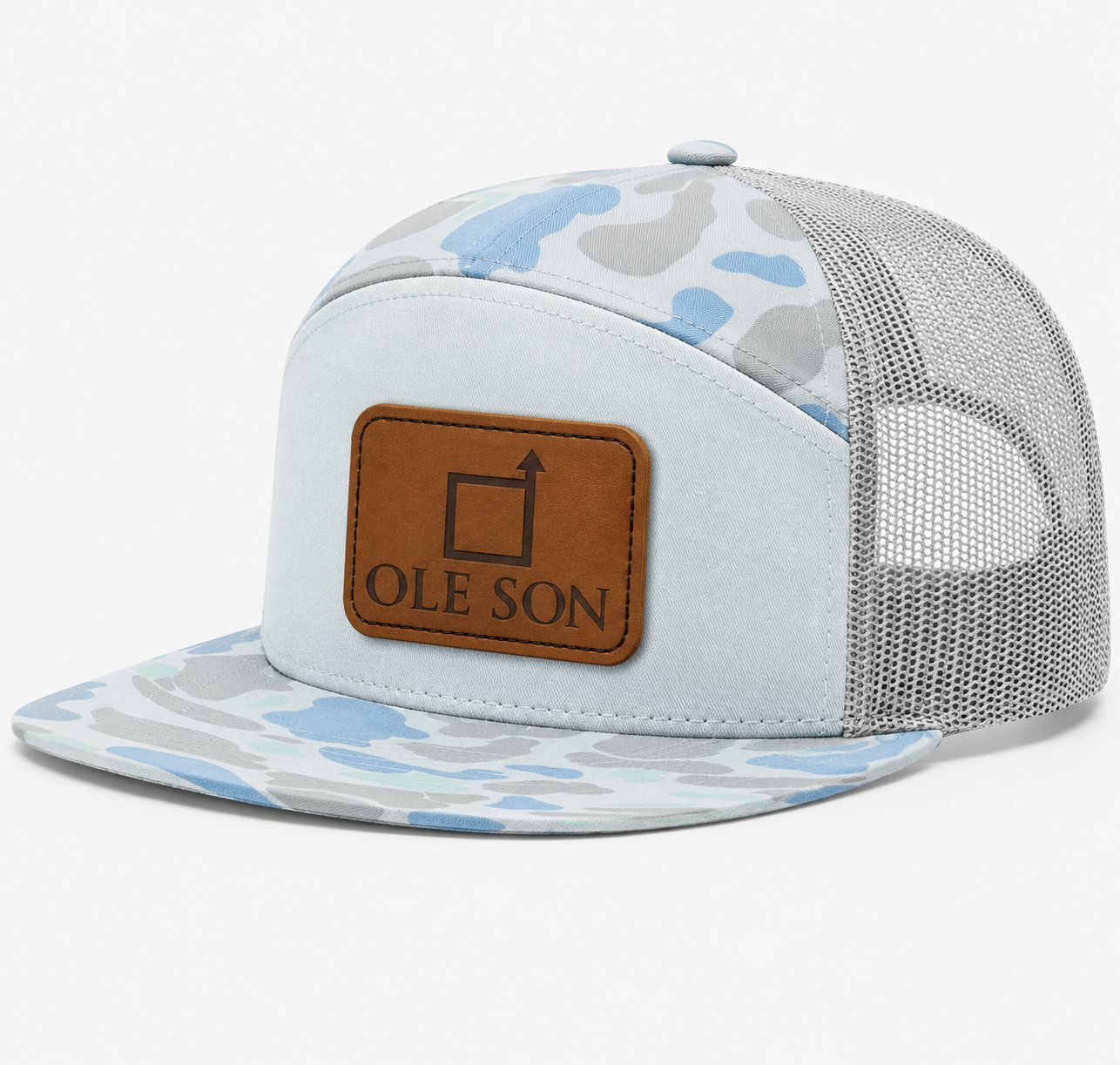 Square Up Ole Son Leather Patch Hat