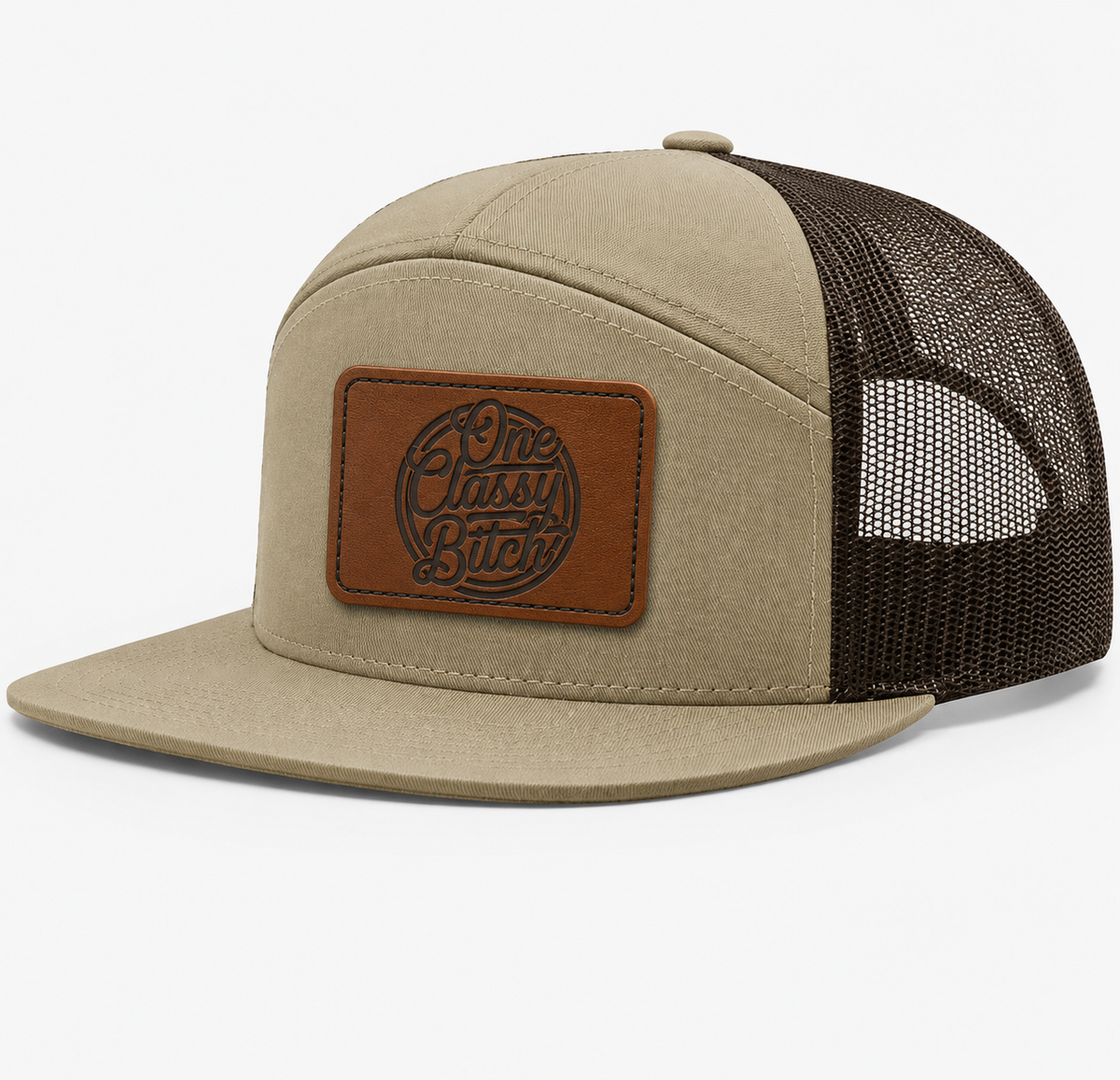 One Classy Bitch Leather Patch Hat