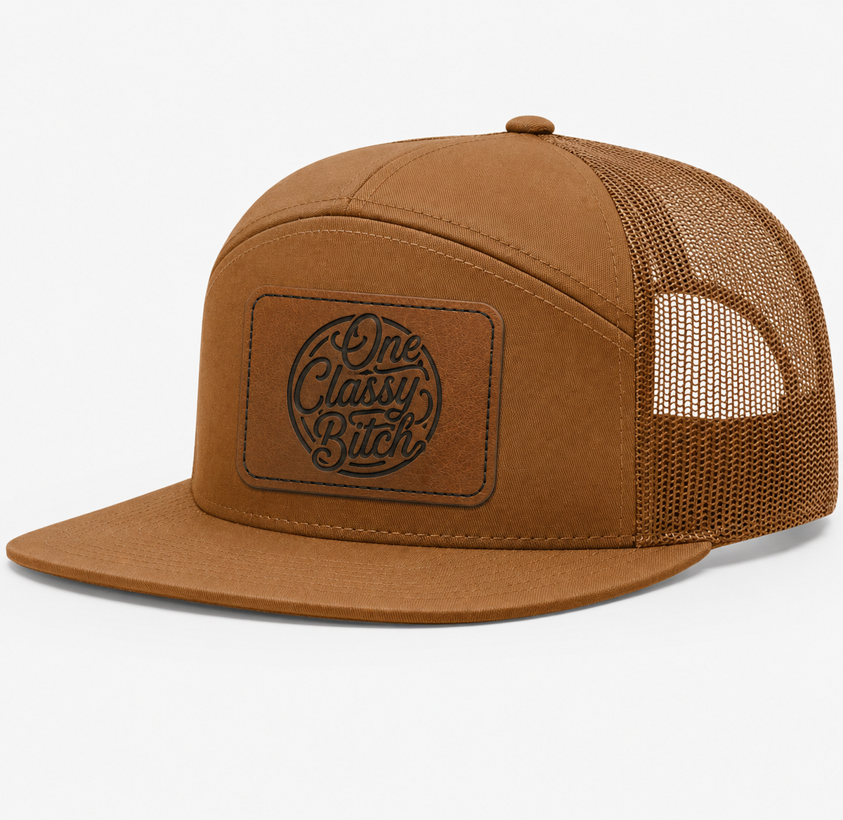 One Classy Bitch Leather Patch Hat